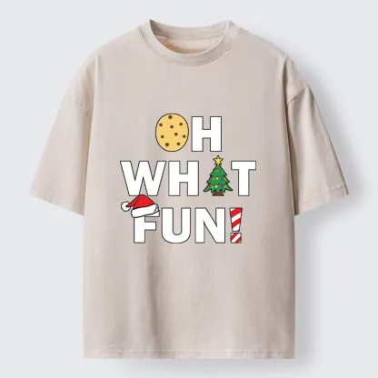 Tokyo-Tiger Christmas Funny Season Vibe Washed T-Shirt