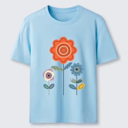 Tokyo-Tiger Retro Floral Art Classic T-Shirt