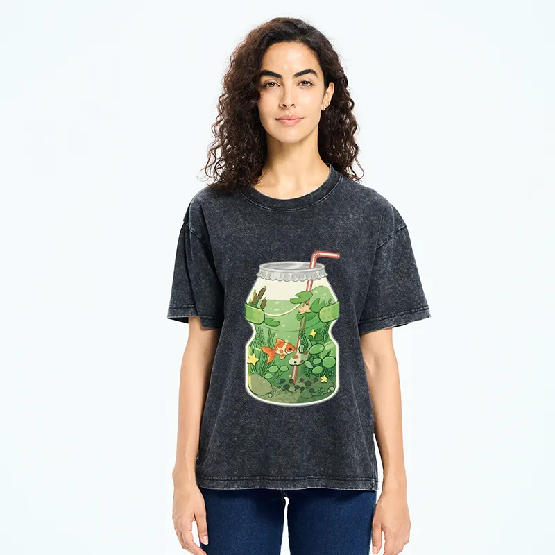 Tokyo-Tiger World In A Bottle Washed T-Shirt