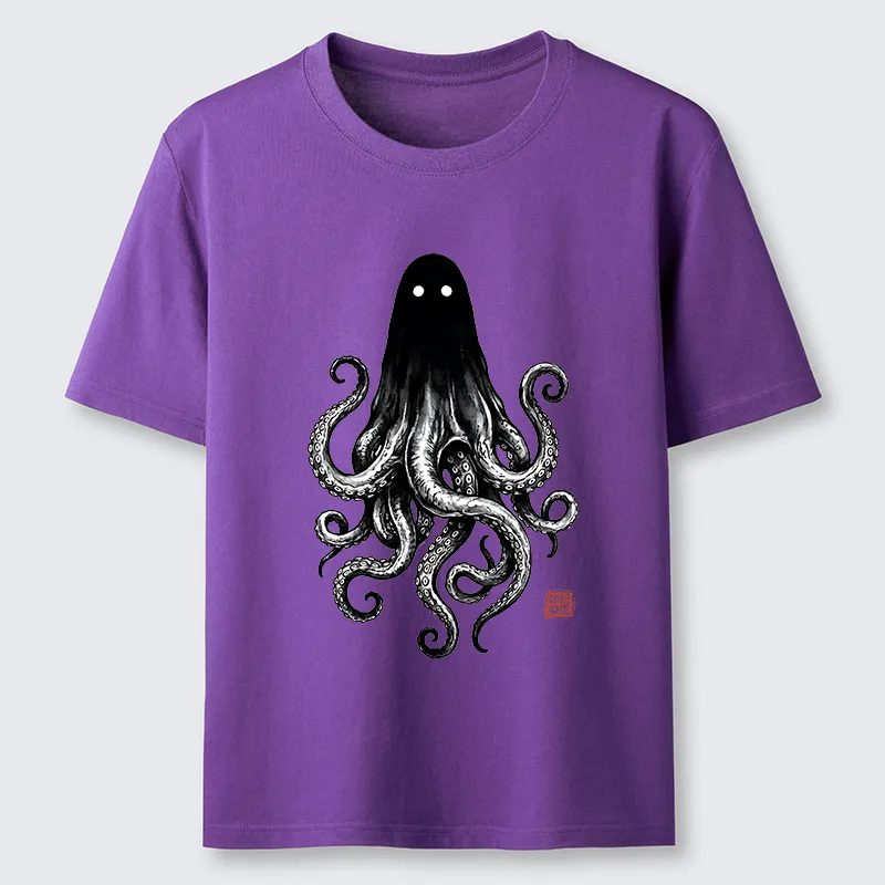 Tokyo-Tiger Spooky Ghost Octopus Classic T-Shirt