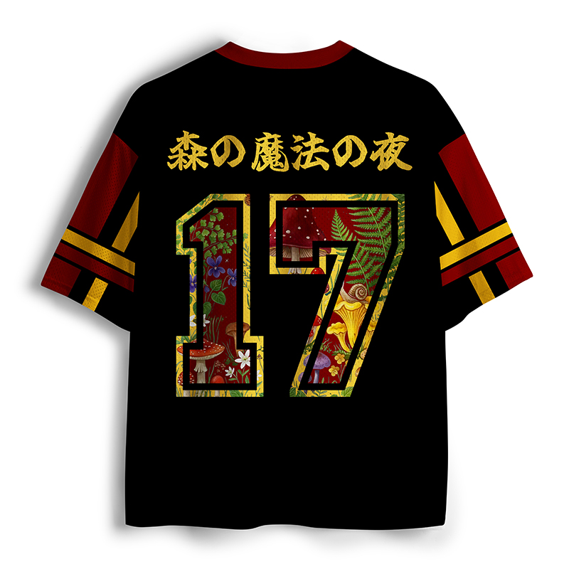 Tokyo-Tiger Forest Whimsy Mesh Jersey