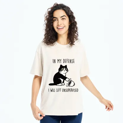 Tokyo‑Tiger Funny Naughty Cat Washed T‑Shirt