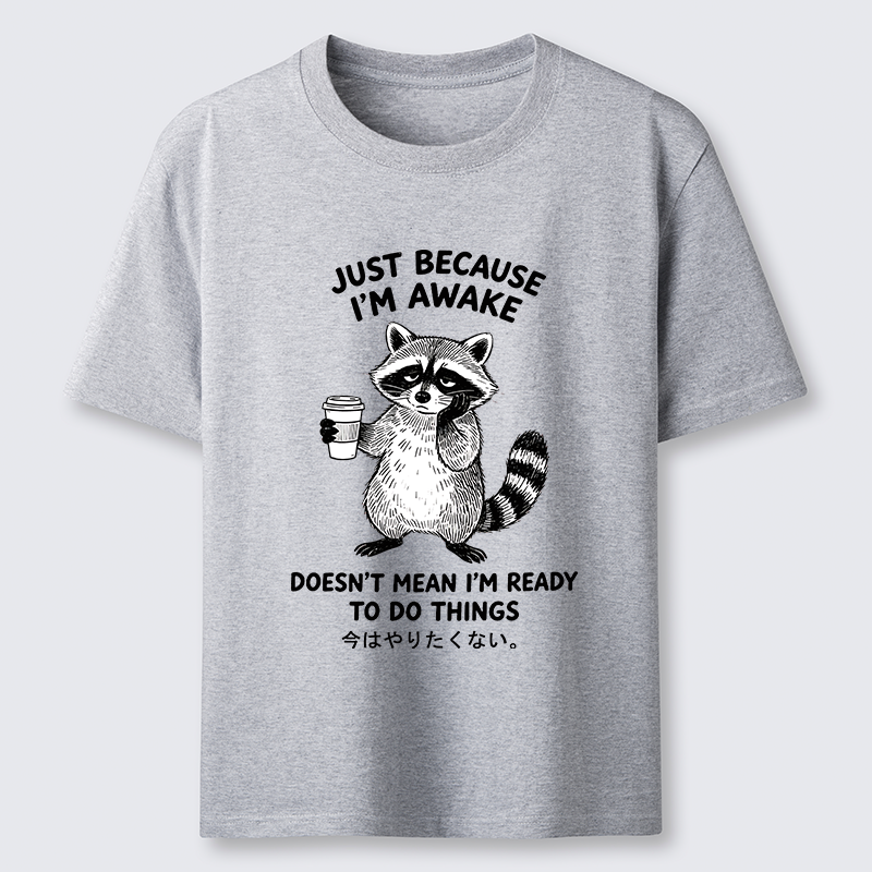Tokyo-Tiger Tired Raccoon Coffee Classic T-Shirt