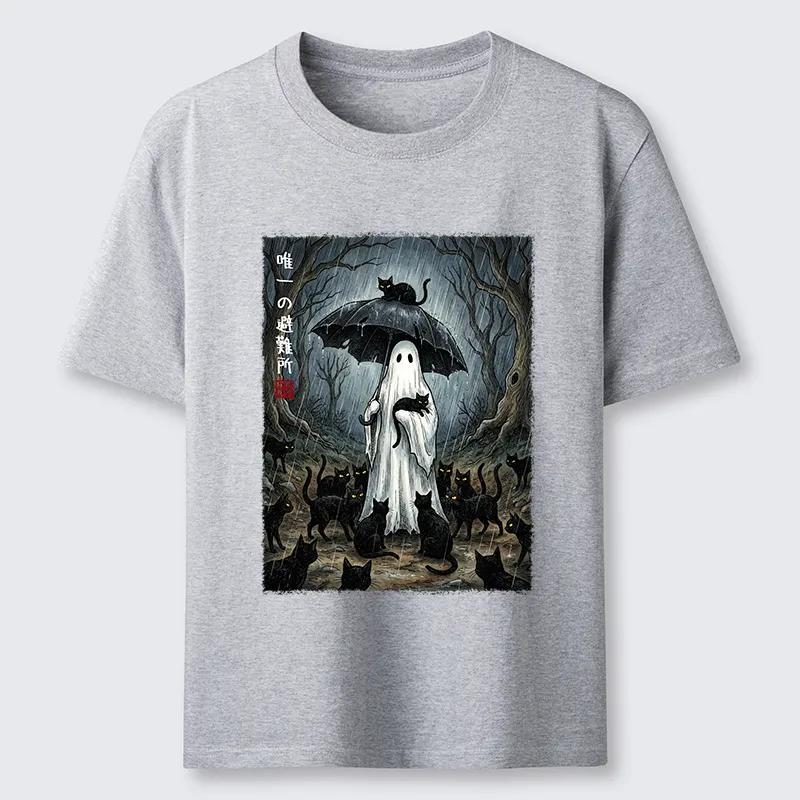 Tokyo-Tiger Ghost Cat Shelter Classic T-Shirt