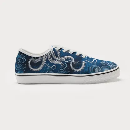 Tokyo-Tiger Deep Sea Octopus Canvas Shoes