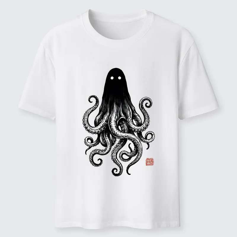 Tokyo-Tiger Spooky Ghost Octopus Classic T-Shirt Sale
