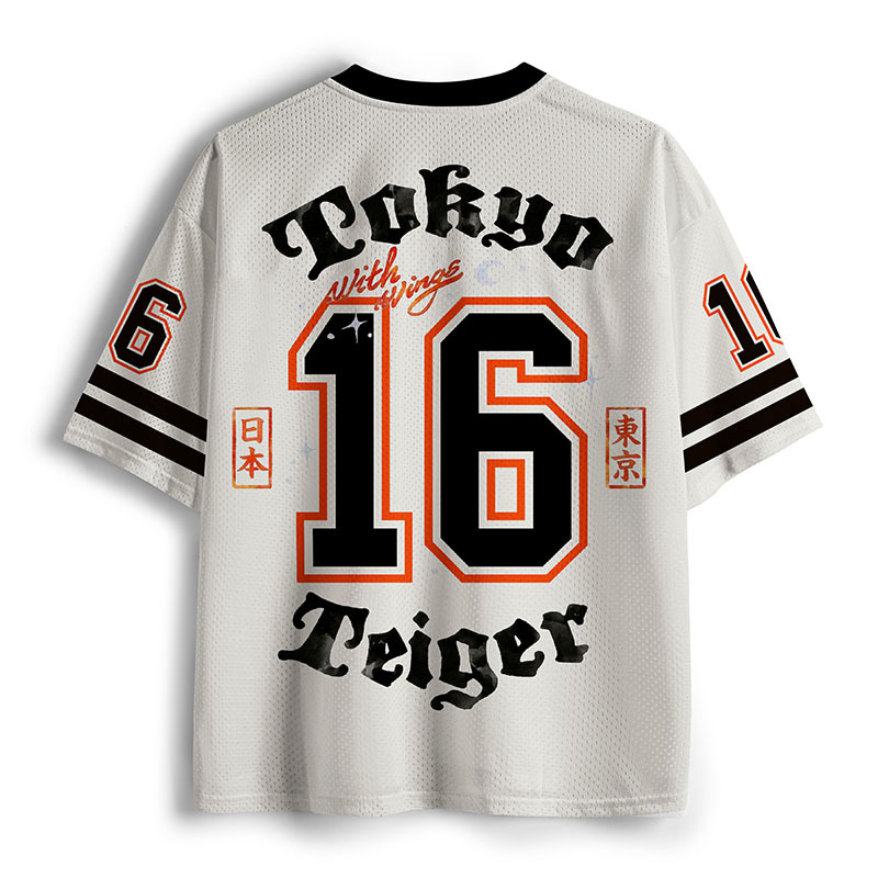 Tokyo-Tiger Tokyo Winged Beast Mesh Jersey