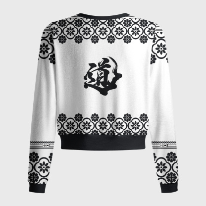 Tokyo-Tiger The Way of the Samurai Cat Women's Lightweight Cardigan