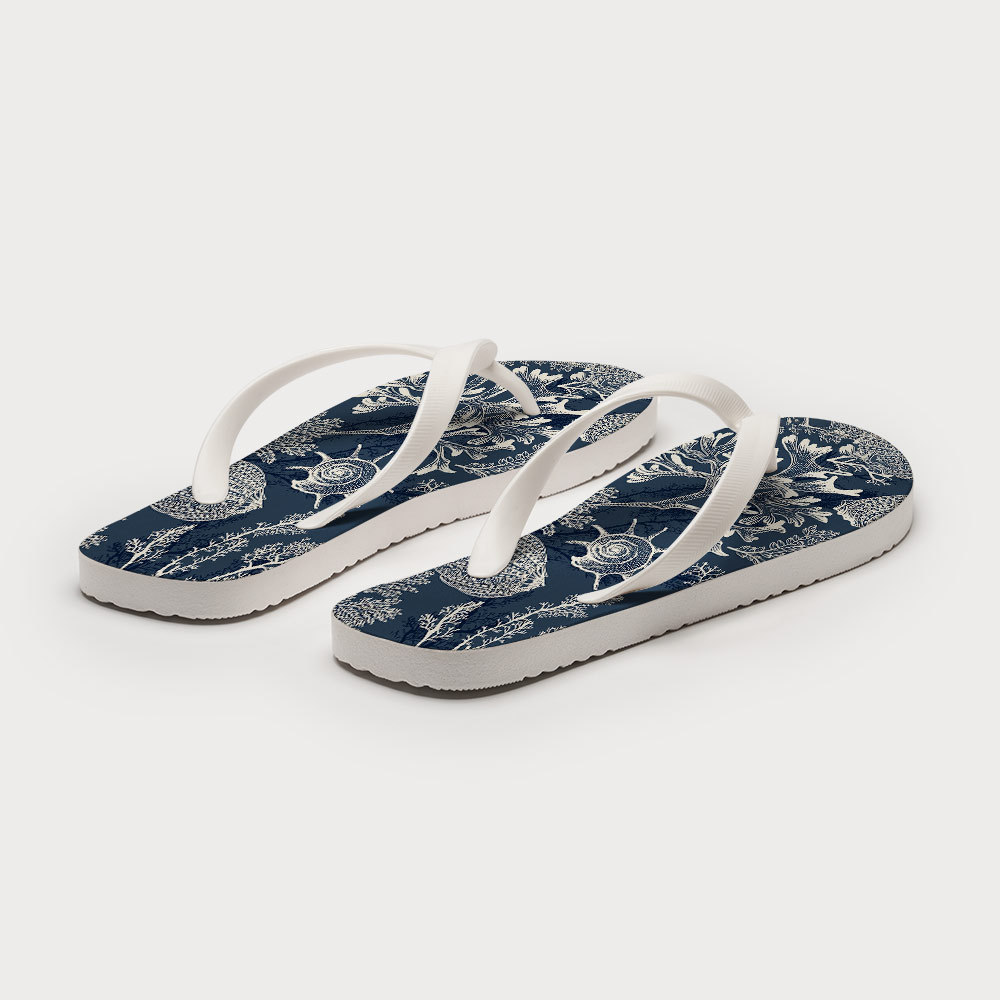 Tokyo-Tiger Marine Mystery Flip Flops
