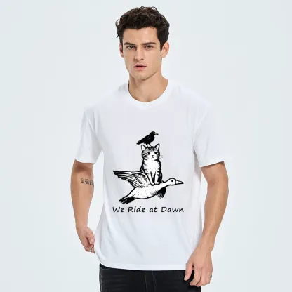 Tokyo-Tiger Funny We Ride At Dawn Classic T-Shirt