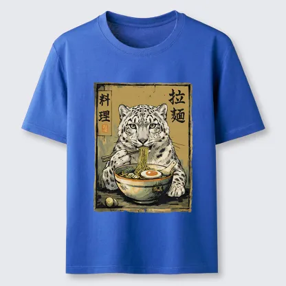Tokyo-Tiger Ramen Snow Leopard Meme Classic T-Shirt