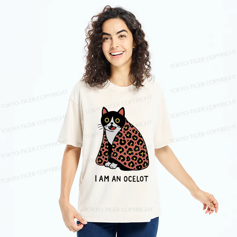 Tokyo-Tiger Ocelot Washed T-Shirt