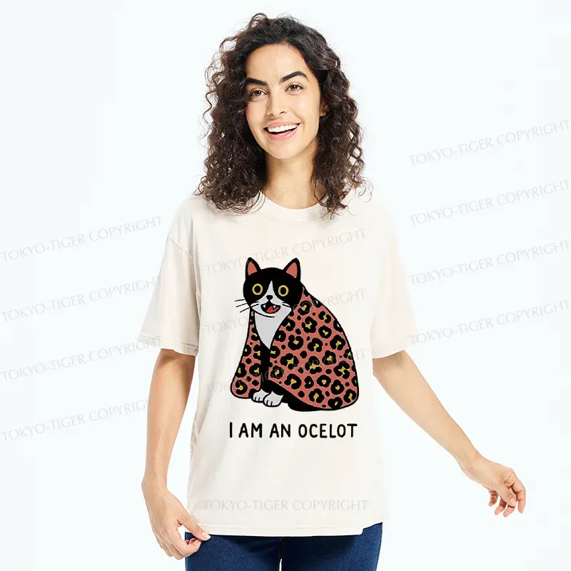 Tokyo-Tiger Ocelot Washed T-Shirt