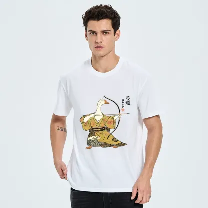 Tokyo-Tiger Goose In Kimono With Bow Classic T-Shirt