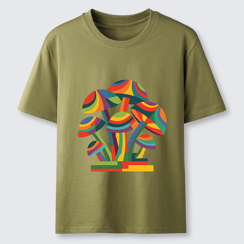 Tokyo-Tiger Colorful Mushroom Art Classic T-Shirt