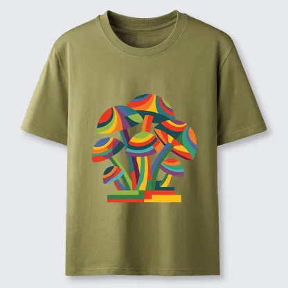 Tokyo-Tiger Colorful Mushroom Art Classic T-Shirt