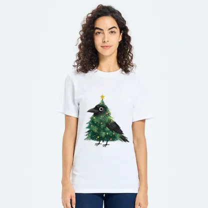 Tokyo-Tiger Cute Christmas Tree Crow Classic T-Shirt