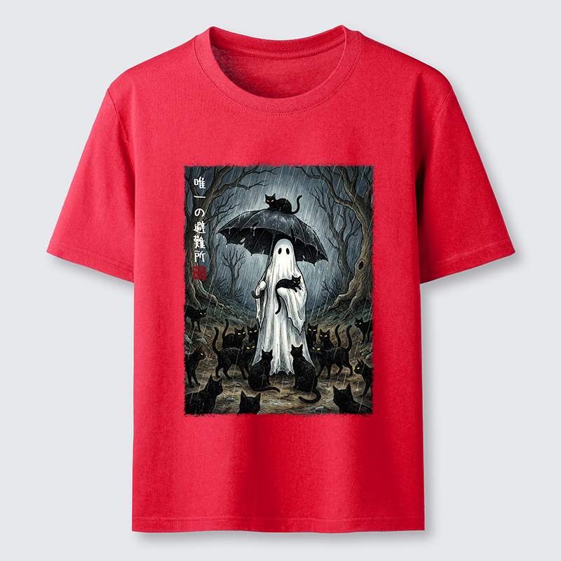 Tokyo-Tiger Ghost Cat Shelter Classic T-Shirt