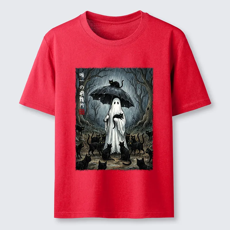 Tokyo-Tiger Ghost Cat Shelter Classic T-Shirt