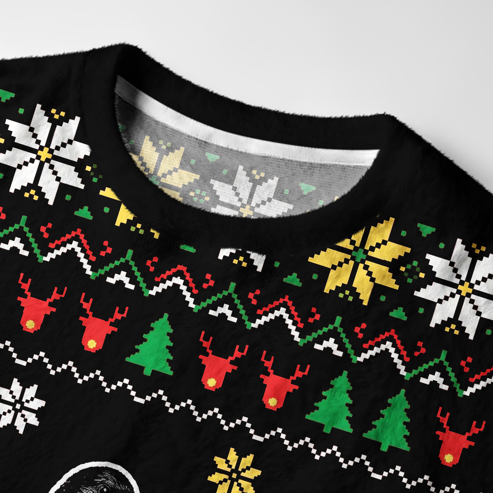 Tokyo-Tiger Attempted Murder Funny Fuzzy Christmas Ugly Sweatshirt