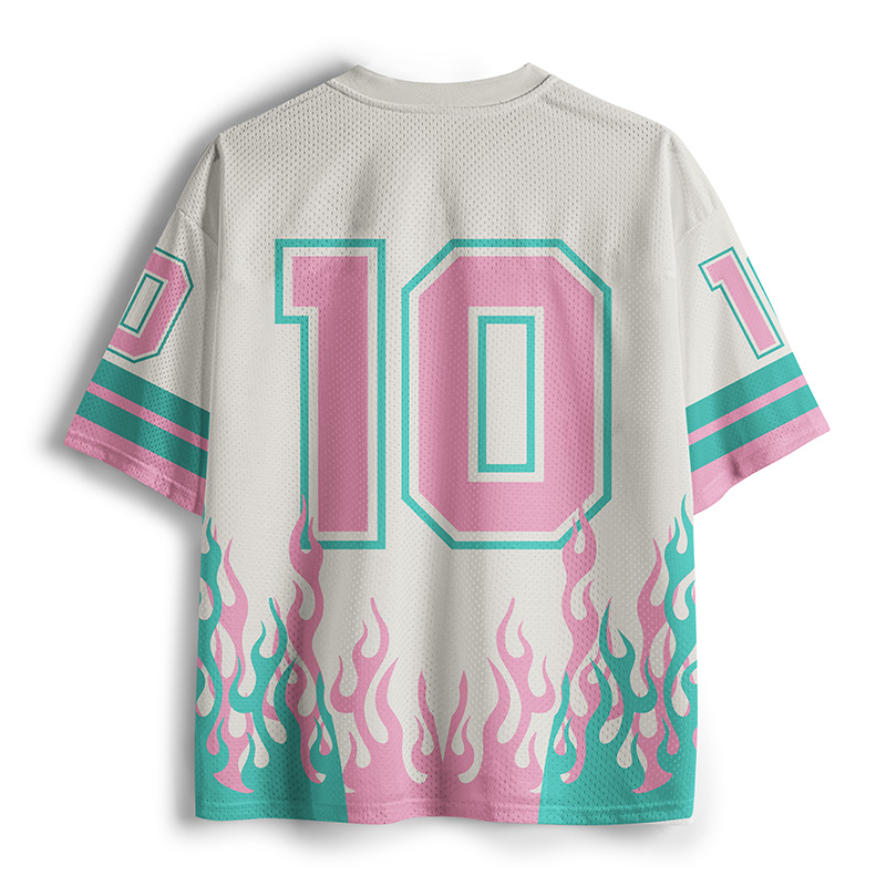Tokyo-Tiger Let's Do Crimes Pink Version Mesh Jersey