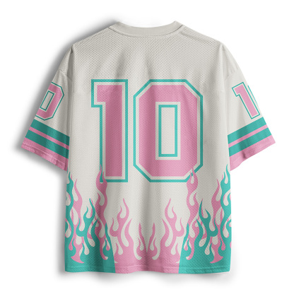 Tokyo-Tiger Let's Do Crimes Pink Version Mesh Jersey