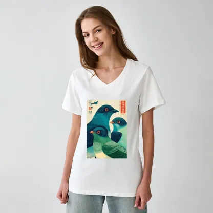 Tokyo-Tiger Petrels Of The Painted Sea V-Neck Classic T-Shirt