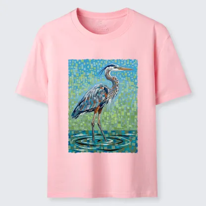 Tokyo-Tiger Color Block Heron Classic T-Shirt
