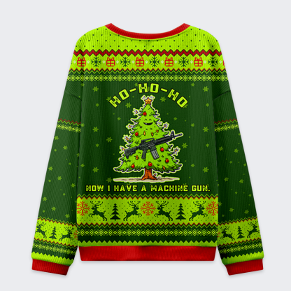 Tokyo-Tiger Ho Ho Ho,Now I Have a Sweater Christmas Ugly Sweatshirt