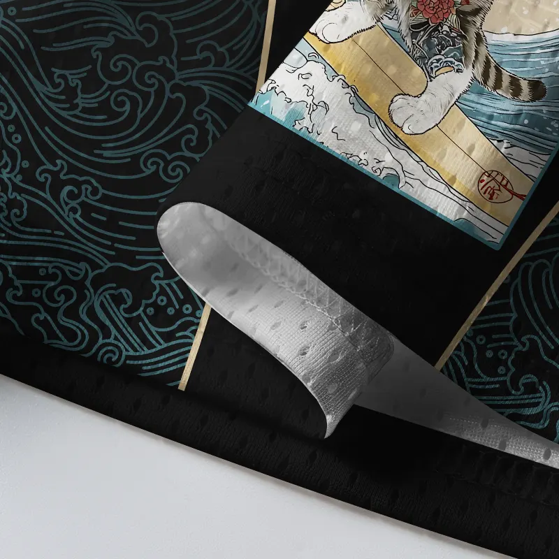 Tokyo-Tiger Cat Surfing Mesh Jersey