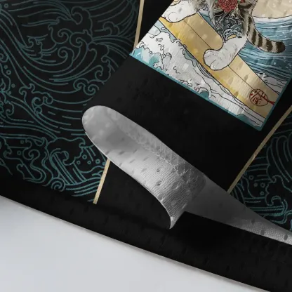 Tokyo-Tiger Cat Surfing Mesh Jersey