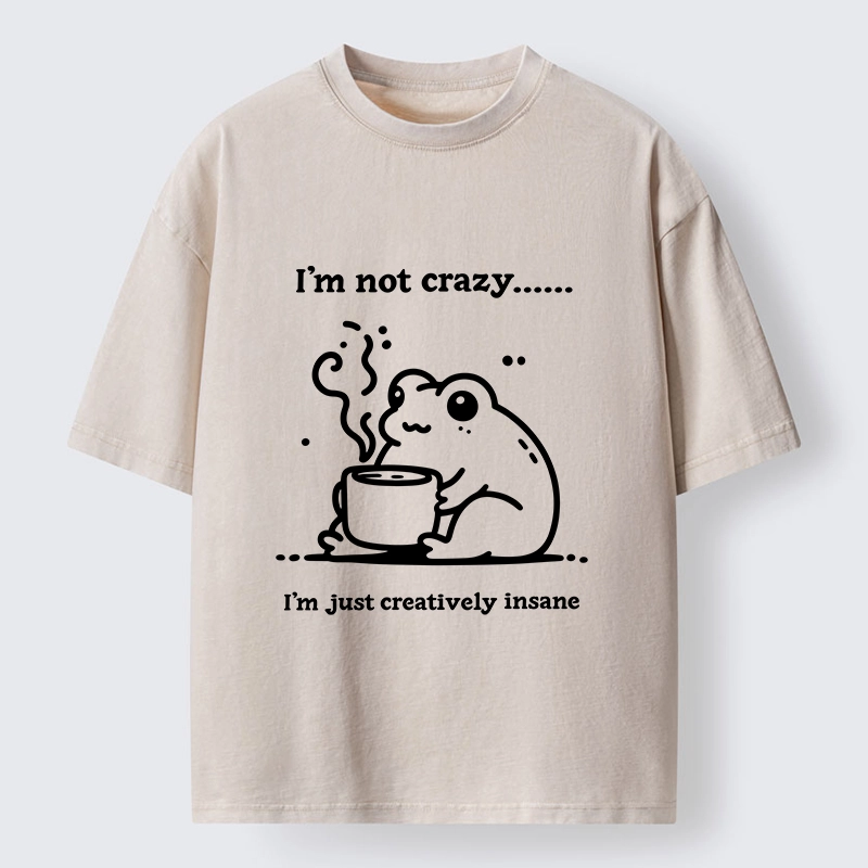 Tokyo‑Tiger Crazy Frog Meme Washed T‑Shirt