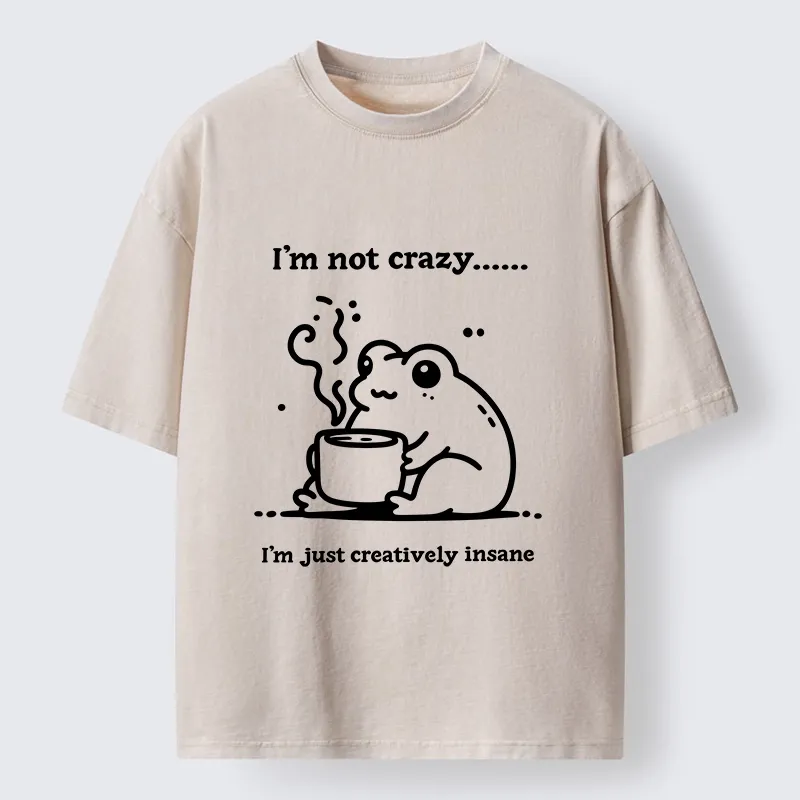Tokyo‑Tiger Crazy Frog Meme Washed T‑Shirt