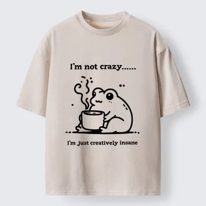 Tokyo‑Tiger Crazy Frog Meme Washed T‑Shirt