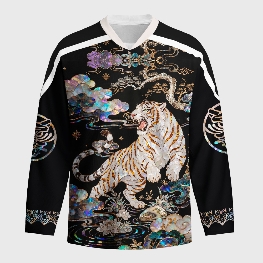 Tokyo-Tiger Celestial Tiger Rising Long-Sleeve Hockey Jersey