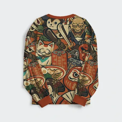 Tokyo-Tiger Japanese Traditional Elements Family Pajama Sets