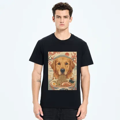 Tokyo-Tiger Japanese Style Dog Ramen Meme Classic T-Shirt