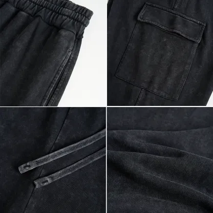 Tokyo-Tiger Cats And Humans Have A Love-hate Relationship Washed Utility Sweatpants