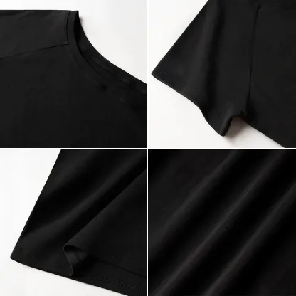 Tokyo-Tiger Vintage Japanese Crane Kanji Off Shoulder T-Shirt