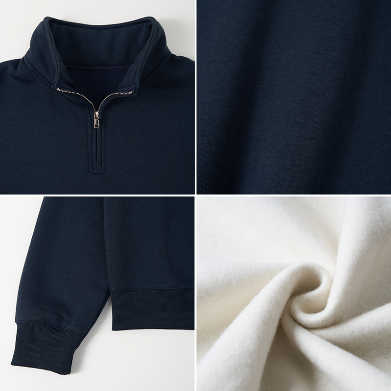 Tokyo-Tiger Overstimulated but Festive Christmas Half Zip Fleece Sweatshirt