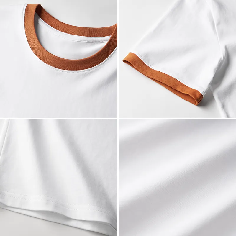 Tokyo-Tiger Funny Fat Samurai Frog Contrast Trim T-Shirt