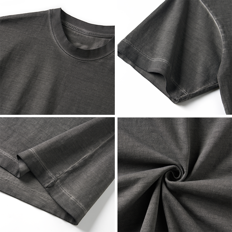 Tokyo-Tiger Hamster Eating Ramen Gradient Washed T-Shirt