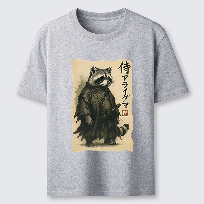 Tokyo-Tiger Japanese Samurai Raccoon Art Classic T-Shirt