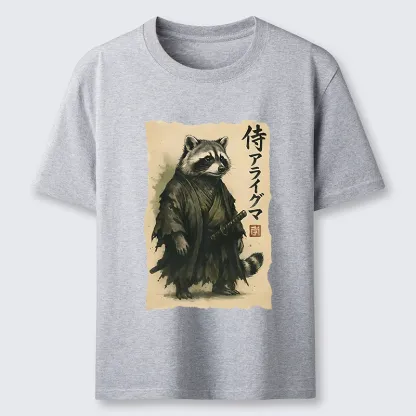 Tokyo-Tiger Japanese Samurai Raccoon Art Classic T-Shirt
