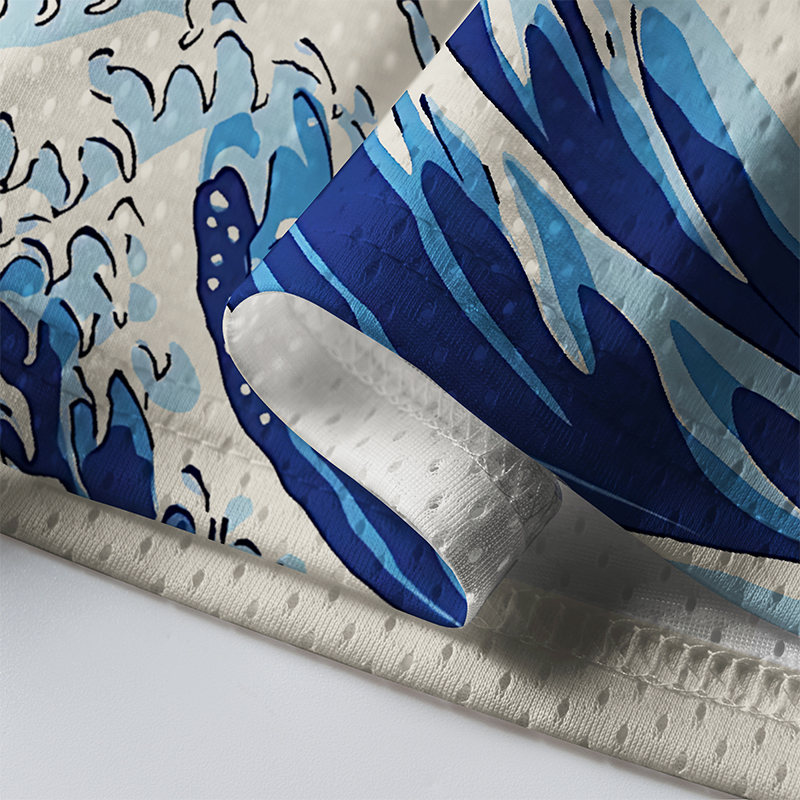 Tokyo-Tiger Japanese Fish Hold Up Mesh Jersey