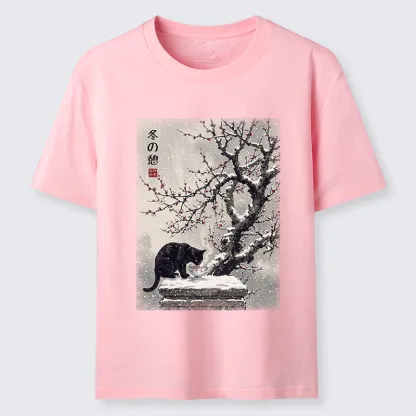 Tokyo-Tiger Snow Cat Calm Vibes Classic T-Shirt