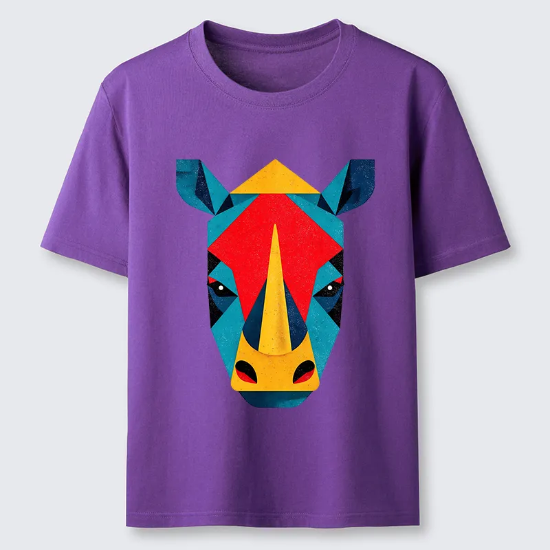 Tokyo-Tiger Geometric Rhino Art Classic T-Shirt