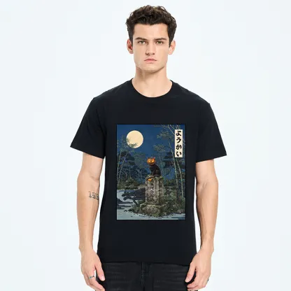 Tokyo-Tiger Funny Ghost Cat Classic T-Shirt