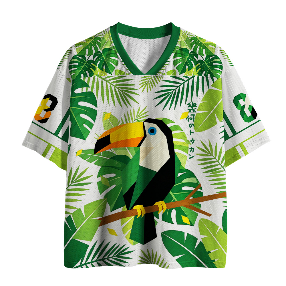 Tokyo-Tiger Tropical Toucan Mesh Jersey