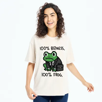 Tokyo-Tiger 100% Bizness 100% Frog Washed T-Shirt